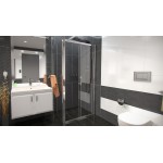 NICOL COMBI 140x100 čiré Well sprchová zástěna obdélníková