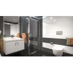 NICOL COMBI 140x100 čiré Well sprchová zástěna obdélníková