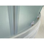 NOTRE 90 HIGH Sprchový box čtvrtkruhový s hlubokou vaničkou