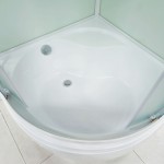 NOTRE 90 HIGH Sprchový box čtvrtkruhový s hlubokou vaničkou