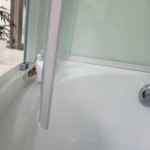 NOTRE 90 HIGH Sprchový box čtvrtkruhový s hlubokou vaničkou