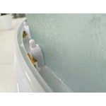 NOTRE 90 HIGH Sprchový box čtvrtkruhový s hlubokou vaničkou