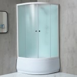 NOTRE 90 HIGH Sprchový box čtvrtkruhový s hlubokou vaničkou