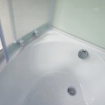 NOTRE 90 HIGH Sprchový box čtvrtkruhový s hlubokou vaničkou