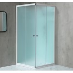 NOTRE Q ROCKY 90 BÍLÝ Sprchový box čtvercový s mramorovou vaničkou