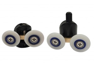 Pojezdová dvojkolečka Notre black a Glass black (komplet)