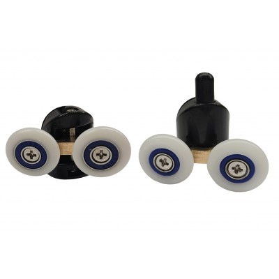 Pojezdová dvojkolečka Notre black a Glass black (komplet)