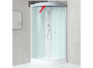 Strop pro boxy Notre a Mild 100x80 Levá asymetr