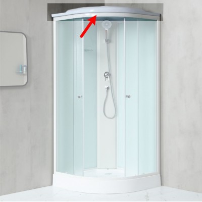 Strop pro boxy Notre a Mild 100x80 Levá asymetr