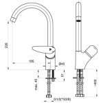 STATIC-33 baterie dřezová