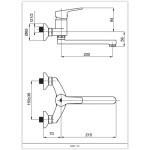 UNO-14 baterie kuchyňská nástěnná