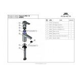 UNO-18 baterie umyvadlová stojánková