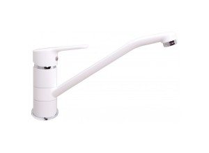 Dřezová baterie UNO-20, bílá barva