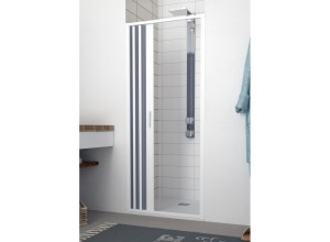 MARTE NEW 120-140 Sprchová zástěna, zavírání na stranu