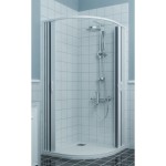FLEX - LUNA NEW 70 - 90 x 70 - 90 Sprchová zástěna plastová - zavírání do středu