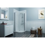 FLEX - LUNA NEW 70 - 90 x 70 - 90 Sprchová zástěna plastová - zavírání do středu