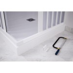 FLEX - LUNA NEW 70 - 90 x 70 - 90 Sprchová zástěna plastová - zavírání do středu