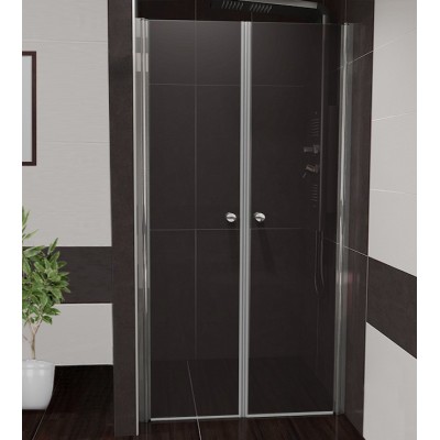 OVER 80 Čiré Sprchové dveře dvoukřídlé