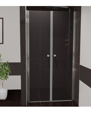 OVER 90 Čiré Sprchové dveře dvoukřídlé