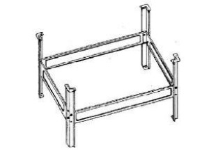 Podpěrná konstrukce k vanám V105x65 a V105x70