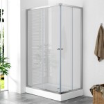 POINT LOR 100x80 Clear Obdélníkový sprchový kout s akrylátovou vaničkou