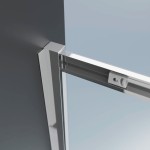 POINT ROCKY 100x80 Clear Obdélníkový sprchový kout s mramorovou vaničkou