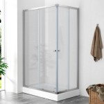 POINT LOR 100x80 Grape Obdélníkový sprchový kout s akrylátovou vaničkou