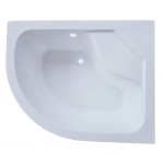 POINT SAP 100x80 Clear Asymetrický sprchový kout s vysokou vaničkou, pravé provedení