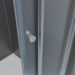 POINT SAP 100x80 Grape Asymetrický sprchový kout s vysokou vaničkou, levé provedení