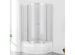 POINT SAP 100x80 Grape Asymetrický sprchový kout s vysokou vaničkou, pravé provedení