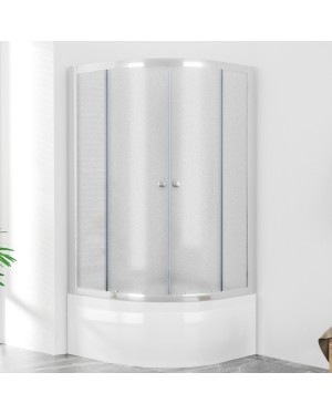 POINT SAP 100x80 Grape Asymetrický sprchový kout s vysokou vaničkou, pravé provedení