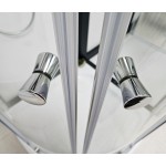 POINT LOR 90 Clear Čtvrtkruhový sprchový kout s akrylátovou vaničkou