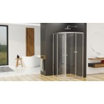 POINT 90x90 Clear Čtvrtkruhová sprchová zástěna