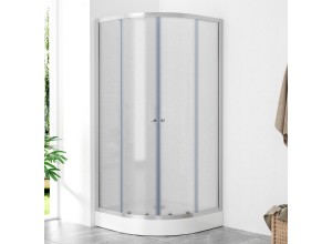POINT AQUA 90 Grape Čtvrtkruhový sprchový kout s akrylátovou vaničkou a sifonem ZDARMA