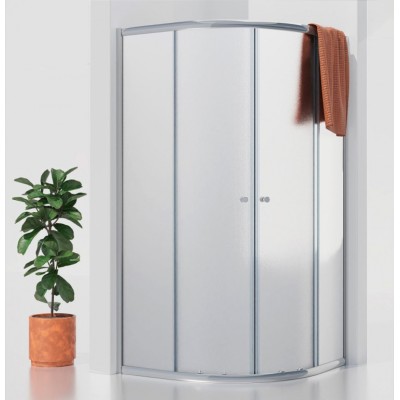 POINT 90x90 Grape Čtvrtkruhová sprchová zástěna