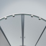 POINT 90x90 Grape Čtvrtkruhová sprchová zástěna