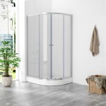 POINT AS LOR 100x80 Clear Levý Asymetrický sprchový kout s akrylátovou vaničkou