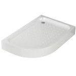 POINT AS LOR 100x80 Grape Pravý Asymetrický sprchový kout s akrylátovou vaničkou