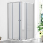 POINT AS ROCKY 120x80 Grape Pravý Asymetrický sprchový kout s mramorovou vaničkou