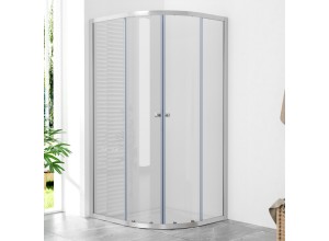 POINT AS 120x80 Grape Asymetrická sprchová zástěna