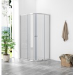 POINT AS 90x80 Clear Asymetrická sprchová zástěna