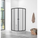 POINT BLACK ROCKY 80 Clear Čtvrtkruhový sprchový kout s mramorovou vaničkou