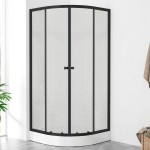 POINT BLACK LOR 80 Grape Čtvrtkruhový sprchový kout s akrylátovou vaničkou