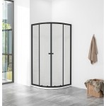 POINT BLACK ROCKY 80 Grape Čtvrtkruhový sprchový kout s mramorovou vaničkou