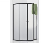 POINT BLACK 80x80 Grape Čtvrtkruhová sprchová zástěna