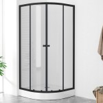 POINT BLACK LOR 90 Clear Čtvrtkruhový sprchový kout s akrylátovou vaničkou