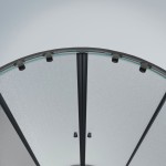 POINT BLACK 90x90 Clear Čtvrtkruhová sprchová zástěna