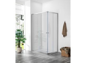 POINT 90x80 Clear Obdélníková sprchová zástěna