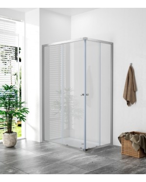 POINT 90x80 Clear Obdélníková sprchová zástěna