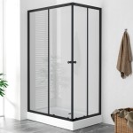 POINT BLACK LOR 100x80 Clear Obdélníkový sprchový kout s akrylátovou vaničkou